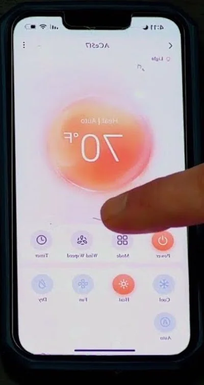 Application mobile GREE pour contrôler la thermopompe à distance depuis un smartphone